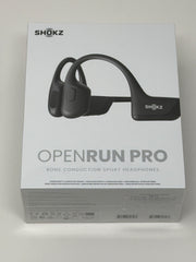 Shokz Openrun Pro Wireless Bone Conduction Sport Headphones S810 Black Brand New