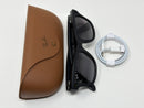 Ray Ban Meta Wayfarer Sunglasses Matte Black Frame Graphite Polarized Very Good