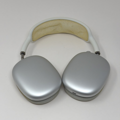 Apple Airpods Max Silver with White A2096 MGYJ3AM/A Poor Used