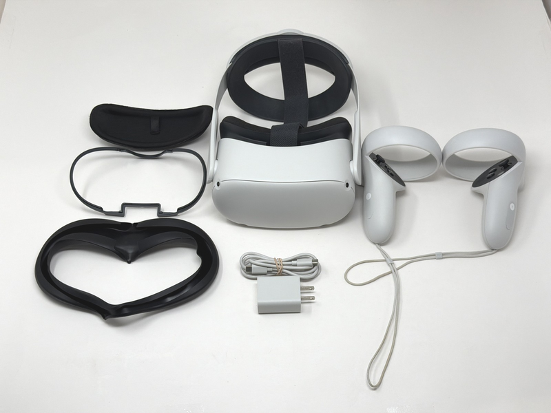 Meta Quest 2 256GB + 2 Controllers with Aftermarket Elite Strap