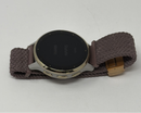 Garmin Venu 3s Soft Gold Steel Bezel with Ivory and Purple Fabric GPS Good