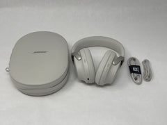 Bose QuietComfort Ultra Over-Ear Wireless Headphones White Smoke Excellent