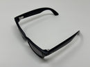 Ray Ban Meta Wayfarer Sunglasses Matte Black Frame Graphite Polarized Very Good