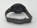 Garmin Fenix 6 Pro Solar Titanium 47mm Carbon Gray With Titanium Band GPS Used