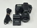 Pentax K20D Black with smc Pentax 1:3.5-5.6 18-55mm AL II Lens Very Good