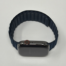 Apple Watch Series 9 45mm Graphite Stainless Steel Pacific Blue LTE Excellent