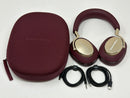 Bowers and Wilkins PX8 Noise Cancelling Wireless Headphones Burgundy Excellent