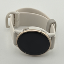 Garmin Vivoactive 5 Cream Gold Aluminum Bezel Ivory Case Silicone Band Excellent