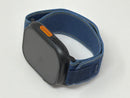 Apple Watch Ultra 3 49MM Black Titanium W/ Blue/Bright Blue Trail Loop Excellent