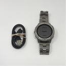 Garmin Fenix 6x Pro Solar Carbon Gray With Vented Titanium Bracelet GPS Used