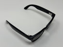 Ray Ban Meta Wayfarer Sunglasses Matte Black Frame Graphite Polarized Very Good