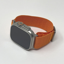 Apple Watch Ultra Titanium Case With Orange Alpine Loop 49MM A2622 GPS Very Good