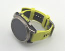 Garmin Fenix 8 Sapphire Solar 47mm Titanium With Amp Yellow/Graphite GPS Good