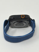Apple Watch Ultra 3 49MM Black Titanium W/ Blue/Bright Blue Trail Loop Excellent