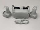 Meta Quest 2 64GB VR Headset White With 2 Controllers Used