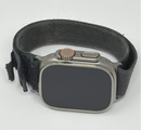 Apple Watch Ultra 2 49MM Titanium Case With Green/Gray Trail Loop Cellular Good