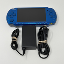 Sony PSP-3000 Vibrant Blue Handheld Console Very Good