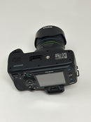Pentax K20D Black with smc Pentax 1:3.5-5.6 18-55mm AL II Lens Very Good