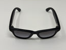 Ray Ban Meta Wayfarer Sunglasses Matte Black Frame Graphite Polarized Very Good