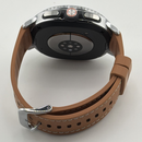 Samsung Galaxy Watch 8 Classic 46mm Silver Caramel Hybrid Band Excellent