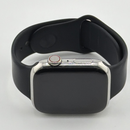 Apple Watch Series 8 45mm Silver Stainless Steel Case With Black Sport Band Good