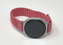 Samsung Galaxy Watch 8 40mm Silver Red Fabric Bands GPS SM-L320N Excellent