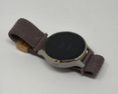Garmin Venu 3s Soft Gold Steel Bezel with Ivory and Purple Fabric GPS Good