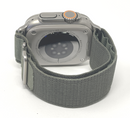 Apple Watch Ultra Titanium Case with Green Alpine Loop 49MM A2622 Cellular Good