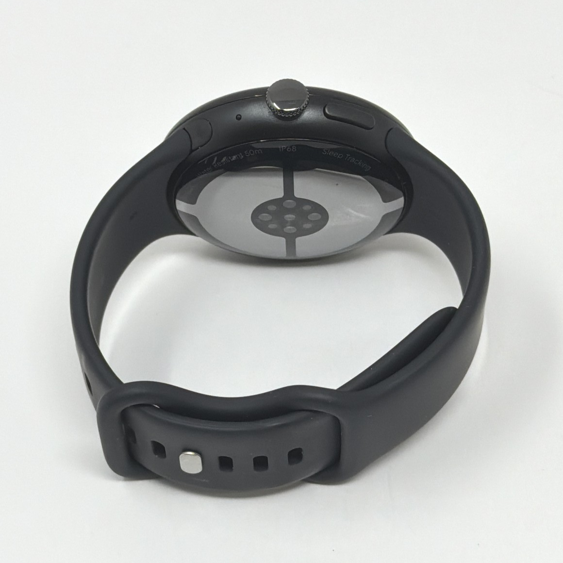 Google Pixel Watch 4 45mm Matte Black Aluminum with Obsidian