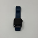 Apple Watch Series 9 45mm Graphite Stainless Steel Pacific Blue LTE Excellent