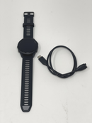 Garmin Forerunner 265 Black Bezel with Black/Powder Gray Silicone GPS Excellent