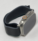 Apple Watch Ultra 2 49MM Titanium Case Blue/Black Trail Loop Cellular Very Good
