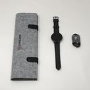 Link2Care Watch2Care Vital Smartwatch Black with Leather Strap GPS New Open Box