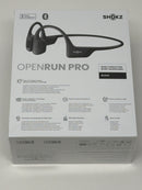 Shokz Openrun Pro Wireless Bone Conduction Sport Headphones S810 Black Brand New
