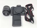 Canon EOS M50 Mark II Black with EF-M 15-45mm 1:3.5-6.3 IS STM Lens Excellent