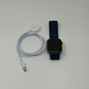 Apple Watch Series 9 45mm Graphite Stainless Steel Pacific Blue LTE Excellent