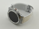 Samsung Galaxy Watch 8 Classic 46mm Silver With White Hybrid Band GPS Very Good