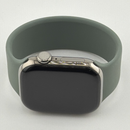Apple Watch Series 10 42mm Natural Titanium With Green Gray Cellular Very Good
