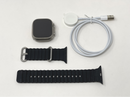 Apple Watch Ultra Titanium Case With Black Ocean Band 49MM A2622 GPS Good