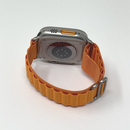 Apple Watch Ultra Titanium Case With Orange Alpine Loop 49MM A2622 GPS Very Good
