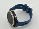 Garmin Fenix 6 Black With Silver Hardware With Navy Blue Bands GPS Used