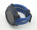 Garmin Instinct 3 45mm AMOLED Black with Bolt Blue/Black Bands GPS Very Good