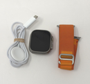 Apple Watch Ultra Titanium Case With Orange Alpine Loop 49MM (Cellular) Used
