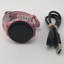 Garmin Forerunner 265S Black Bezel Light Pink Case Light Pink/White Band Good