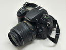 Nikon with 18-55mm 1:3.5-5.6G VR AF-S DX Lens D7000 Very Good