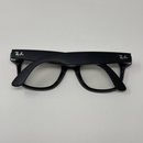 RayBan Meta Wayfarer Sunglasses Matte Black Frame Very Good