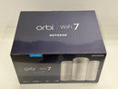 Netgear Orbi 870 Series BE21000 Tri-Band Mesh Wi-Fi 7 System (3-pack) New Sealed