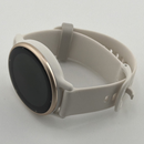 Garmin Vivoactive 5 Cream Gold Aluminum Bezel Ivory Case Silicone Band Excellent