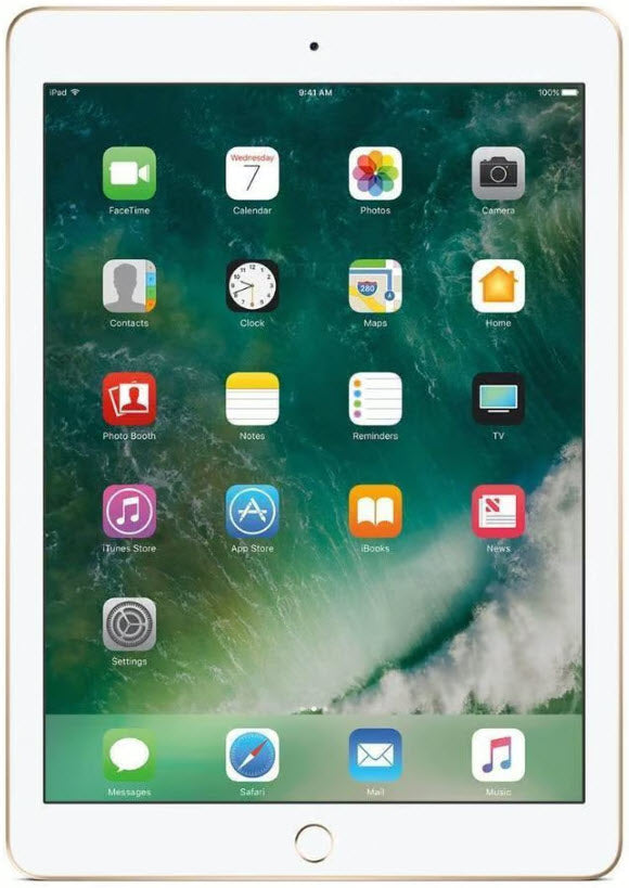 iPad 5th Generation 9.7in 128GB Gold (Unlocked Cellular + WiFi
