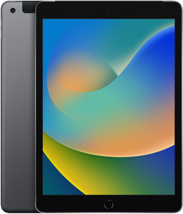 iPad 9th Generation 10.2in 64GB Space Gray (Unlocked Cellular + WiFi) Refurbished Used